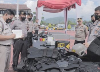 Puslitbang Polri Tinjau Polres Sumedang Menjelang Pengamanan Pemilu 2024