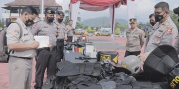 Puslitbang Polri Tinjau Polres Sumedang Menjelang Pengamanan Pemilu 2024