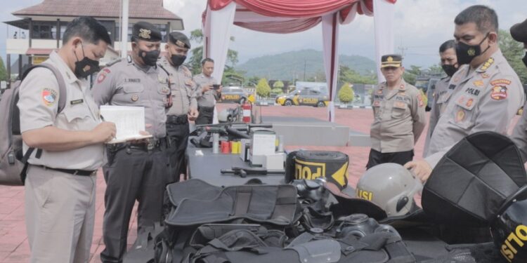 Puslitbang Polri Tinjau Polres Sumedang Menjelang Pengamanan Pemilu 2024