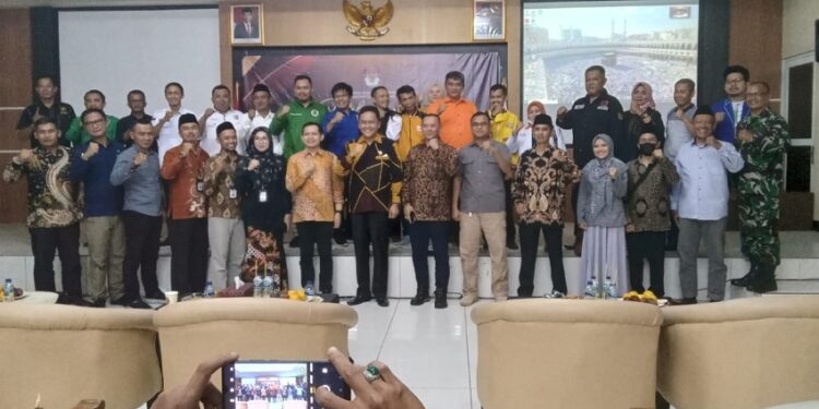 KPU Bersama Parpol Vidcom dengan KPU RI Launching Peluncuran Tahapan Pemilu 2024