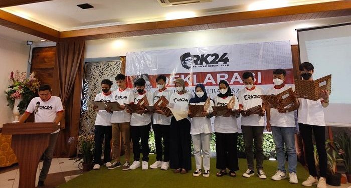 RK24 Deklarasikan Ridwan Kamil Sebagai Calon Presiden Pada Pilpres 2024 Mendatang