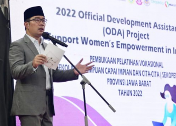 Ridwan Kamil Buka Pelatihan Vokasional untuk Perempuan
