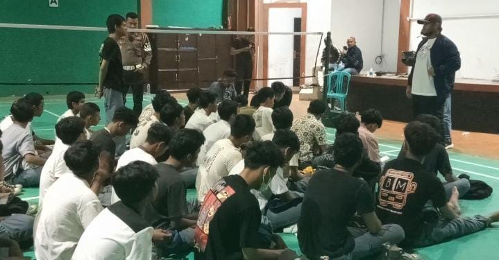 Diduga Akan Tawuran Polres Bogor Amankan 65 Pelajar