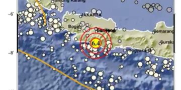 Gempa Magnitudo 6.4 Goyang Garut, Terasa Hingga ke Jogjakarta dan Jawa Tengah