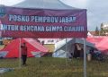 Posko Pemprov Jabar di Kecamatan Gekbrong Terus Galang Bantuan untuk Pengungsi