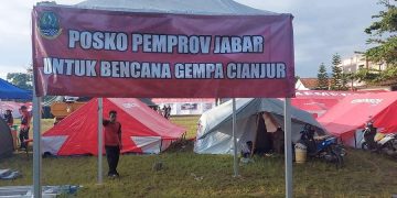 Posko Pemprov Jabar di Kecamatan Gekbrong Terus Galang Bantuan untuk Pengungsi
