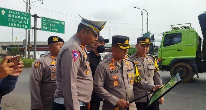 Pertigaan Padalarang Titik Krusial Kemacetan Saat Arus Mudik Lebaran Polisi akan Lakukan Ini