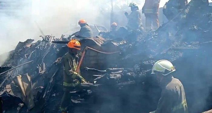 Empat Bangunan di Cibeunying Kaler Bandung Ludes Dilalap Api Satu Mobil Ikut Terbakar