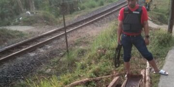 Aksi Maling Besi Penahan Rel Kereta di Garut Digagalkan Polisi Jablay Cs Digulung