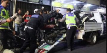 Lakukan Patroli Malam Polres Sukabumi Kota Amankan Sejumlah Pelanggaran