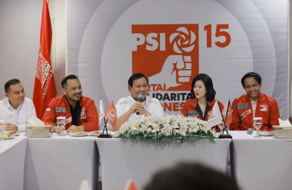 Prabowo Subianto Ungkapkan Pengalaman Emosionalnya dengan PSI Ada Kesamaan Antara Gerindra dan PSI