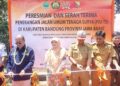 PERESMIAN  DAN SERAH TERIMA PJU-TS, BANTU MASYARAKAT