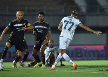 Ciro Alves Dua Kali Bobol Gawang Dewa United Di Babak Pertama