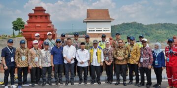 Wapres RI Ma’ruf Amin Resmikan Bendungan Cipanas, Bupati Nina Agustina : Enam Ribu Hektar Sawah Indramayu Dapat Terairi