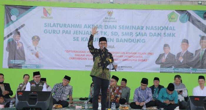 Perhatikan Kesejahteraan Guru, Ribuan Guru PAI Siap Memenangkan Dadang Supriatna di Pilbup Bandung