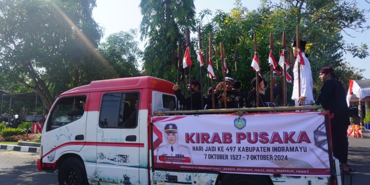 Kirab Pusaka Peninggalan Sejarah Leluhur Indramayu, di Arak Keliling Wilayah Kabupaten Indramayu
