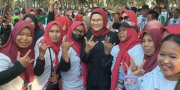 YOSEPH HUSEIN IBRAHIM “WONG WADON PILIHANE KUDU WONG WADON MANING” SERIBU IBU IBU JILBAB MERAH MANGGUNGAN – PLOSOKEREP SIAP MENANGKAN NINA-TOBRONI