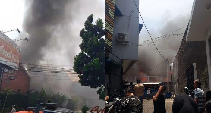 Kebakaran di Jalan Soekarno Hatta Bandung, 13 Kontrakan Luluh Lantah Dilahap Api