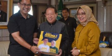 Paslon Arfi Rafnialdi dan Yena Iskandar Masoem Kunjungi Paguyuban Pasundan, Diminta Perjuangkan Ini