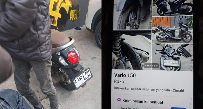 Berkedok Debt Collector, Motor Pria Ini Dirampas di Bandung Lalu Dijual di Facebook