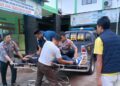 Polsek Cisompet Evakuasi Korban Laka Lantas di Jalan Pameungpeuk Garut