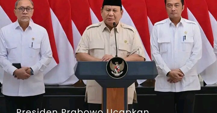 Presiden Prabowo Subianto Menyampaikan Ucapan Selamat Menunaikan Ibadah Puasa Bagi Umat Muslim di Seluruh Indonesia