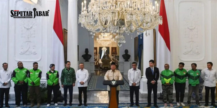 Prabowo Umumkan Pengemudi Ojol dan Kurir Online Dapat THR