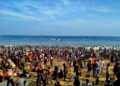 Pantai Selatan Garut Diserbu Ribuan Wisatawan dari Berbagai Daerah