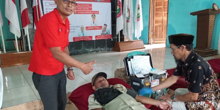 PMI Kecamatan Caringin Garut Gelar Aksi Donor Darah, Peserta Antusias