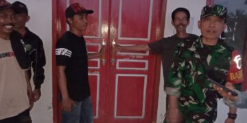 BABINSA Samuderajaya Pimpin langsung Pembukaan Kantor Desa Samuderajaya