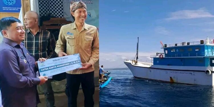 Koperasi Catra Karya Nusantara Garut Resmi Menerima 4 Buah Kapal