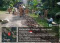 Semangat Gotong Royong : Kepala Desa Caringin, Bapak Deni Karsono Turun Langsung Bersama Perangkat Desa