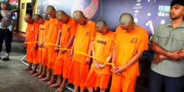 Polres Kota Tasikmalaya Ringkus 7 Mucikari Jaringan Prostitusi Online