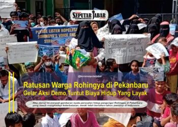 Ratusan Warga Rohingya di Pekanbaru Demo, Tuntut Biaya Hidup Yang Layak