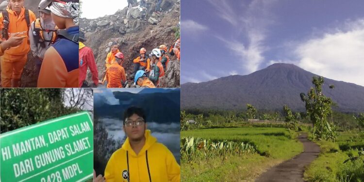 Kronologi Syafiq Ali Pendaki Gunung Slamet Yang Hilang 19 Hari Hingga di Temukan Meninggal Dunia
