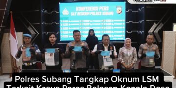 Polres Subang Tangkap Oknum LSM Terkait Kasus Peras Belasan Kades