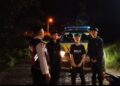 Polsek Cikancung Polresta Bandung Rutin Menggelar Patroli Malam Hari di Wilayah Binaan