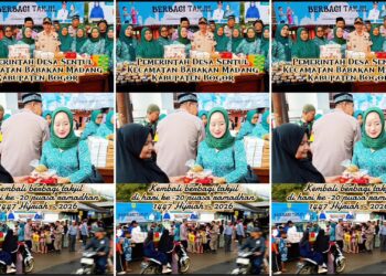 Desa Sentul Bagikan Ribuan Paket Sembako dan Paket Takjil