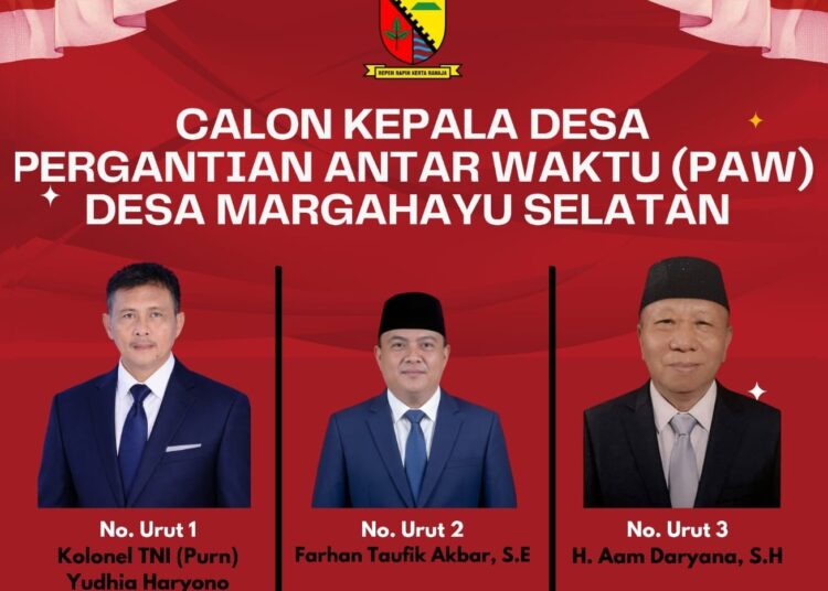 Farhan Terpilih sebagai Kades Margahayu Selatan Dalam Kegiatan Pilkades PAW