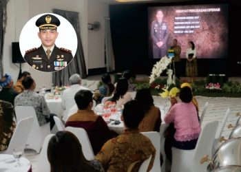 Lepas Sambut DANDIM dari Kolonel Ifantri Robil Syaifuĺlah, S.I.P Kepada Lettnan Kolonel Infantri Albert Franteska, S.I.P M.Han di Makodim 0618